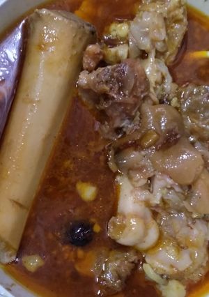 A picture of Bade gosht ke paye.