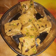 A picture of Leftover Mawa Besan Barfi.