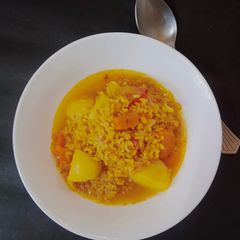 A picture of Brown Rice Khichuri.