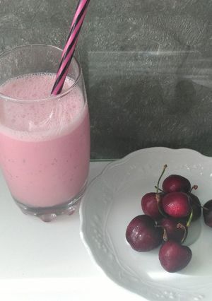 Foto di Smoothie light alla ciliegia