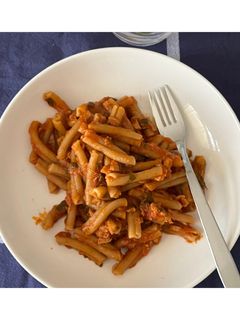 Foto di Casarecce con pomodoro e tonno🍝🍅