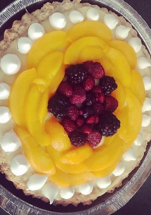 Una foto de Tartaleta con crema pastelera y frutas