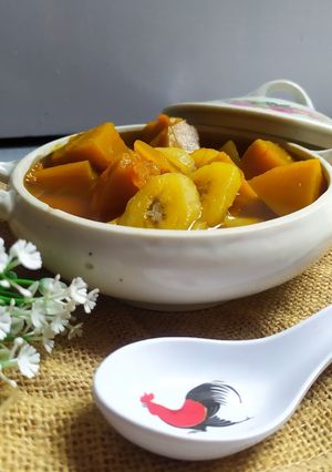 Foto resep Kolak Labu Pisang Tanpa Santan