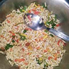 Bhel puri A picture of Bhel puri.
