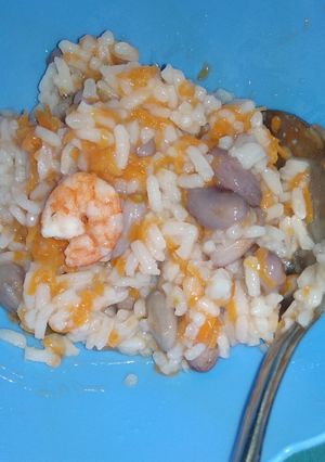 Foto resep Mpasi wortel, kacang merah & udang 6+ 7+