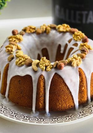 Una foto de Budín con nueces