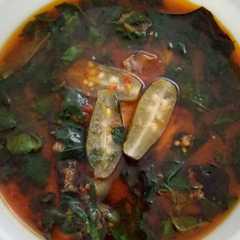 รูปของ Asam pedas ikan tongkol daun kemangi
