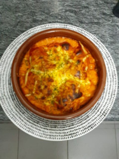 Una foto de Salsa para pimientos rellenos