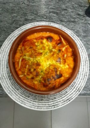 Una foto de Salsa para pimientos rellenos