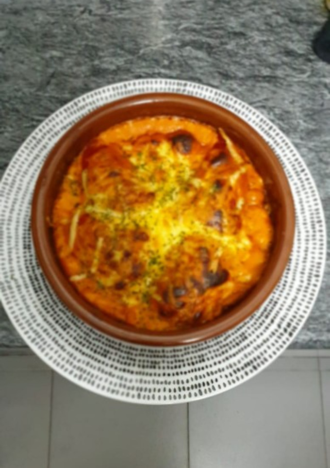 Una foto de Salsa para pimientos rellenos