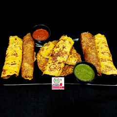 A picture of Mix Veg Besan Chilla.