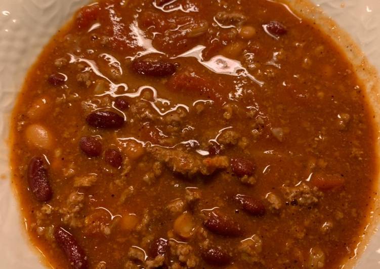 Easiest Way to Prepare Homemade Chili With Beans