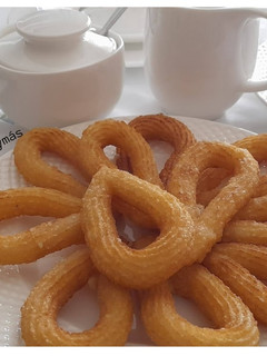 Una foto de Churros caseros -sin churrera-
