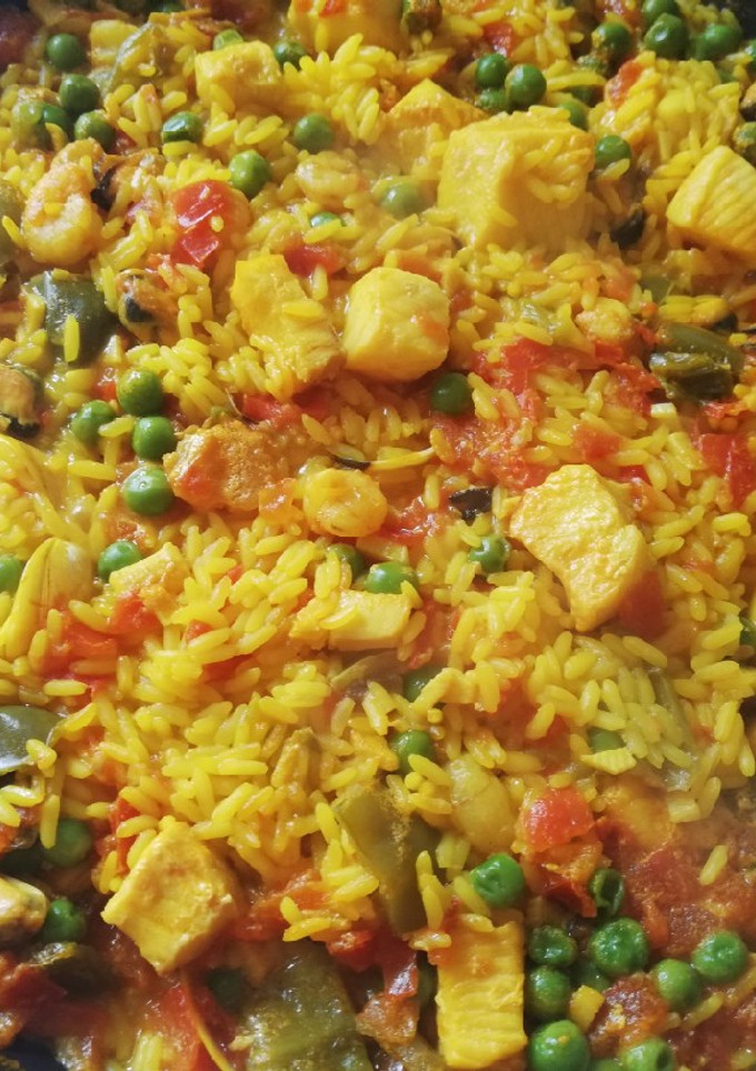 Una foto de Paella mixta 🥘🍗🦐