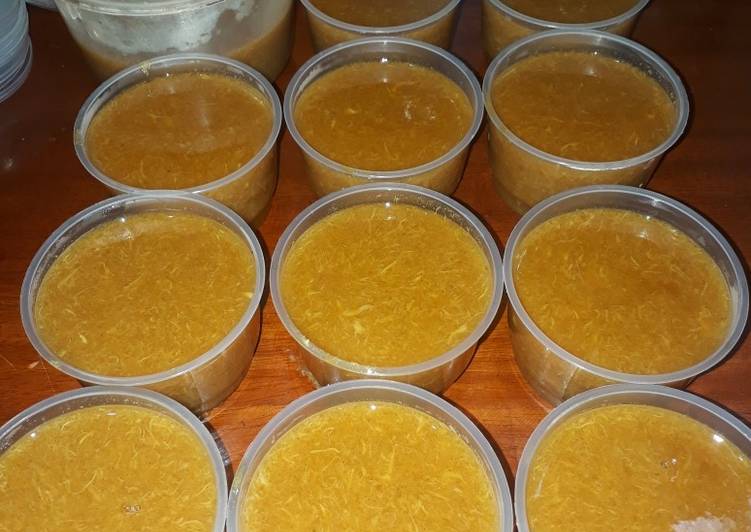 Resep Puding  Lumut Gula Merah Cup  3 Cara  Membuat  Puding  