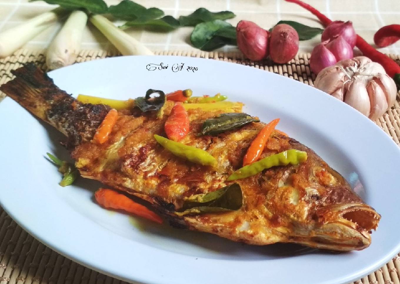 Ikan bakar bumbu pesmol