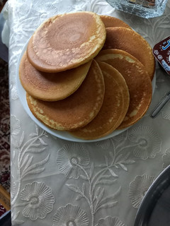 صورة لوصفة بان كيك بالسميد الناعم