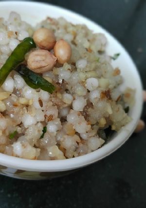 A picture of Sago(sabudana) khichdi.