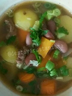 Foto resep Sup Daging Kacang Merah