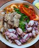 Bún hải sản đơn giản