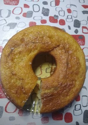 Una foto de Bizcochuelo húmedo de manzana con premezcla