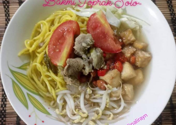 Resep 213 Bakmi Toprak Solo Oleh Susi Nalirayn Cookpad