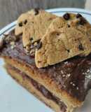 Relleno de chocolate y galleta para bizcochos..