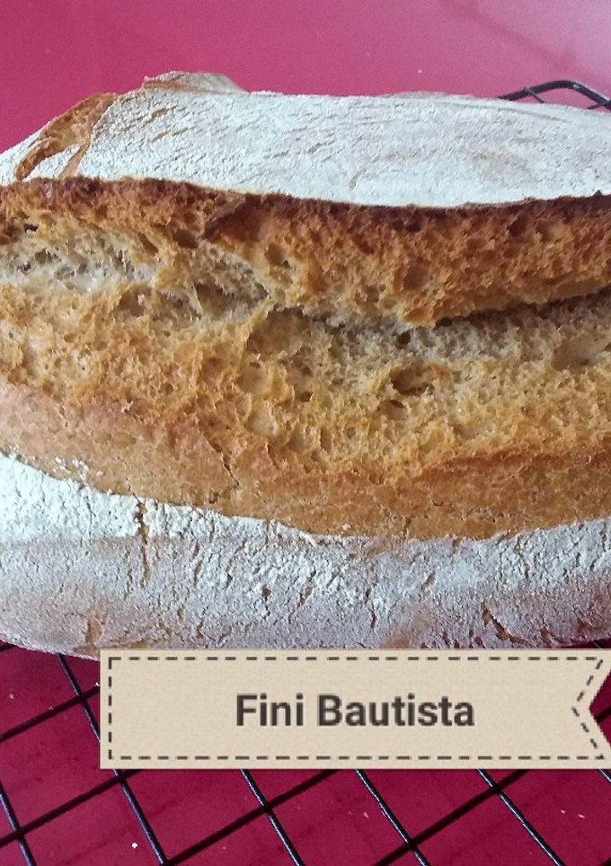 Una foto de Pan batard con preparado + espelta