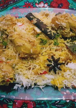A picture of Leftover Chicken Karai Baryani.