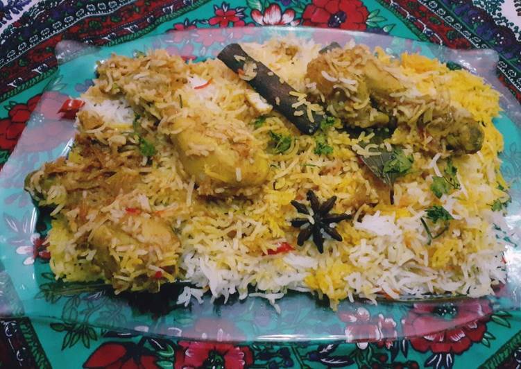 Simple Way to Prepare Award-winning Leftover Chicken Karai Baryani