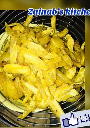 A picture of Plantain chips🍽.