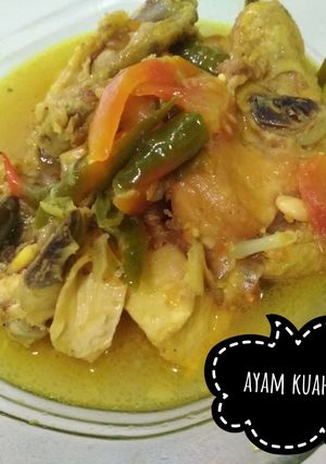 Foto resep Ayam kuah kuning