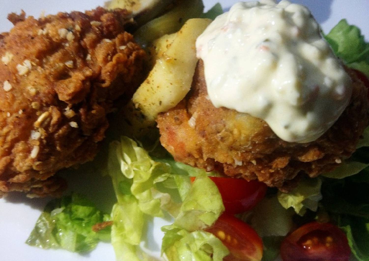Pollo frito (KFC) Receta de @lacocinadecarlosarg - Cookpad