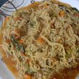 Spicy maggie with lots of veggies