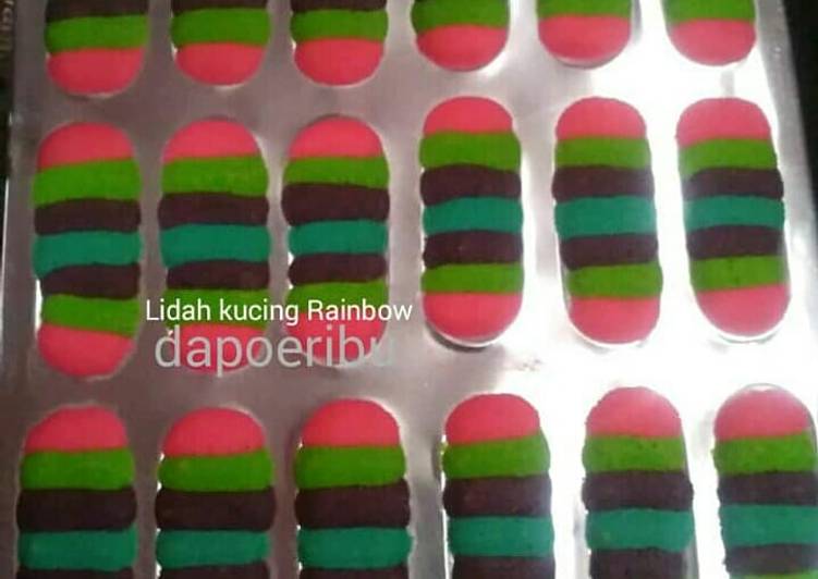 Cara Cinta LezatLidah kucing rainbow