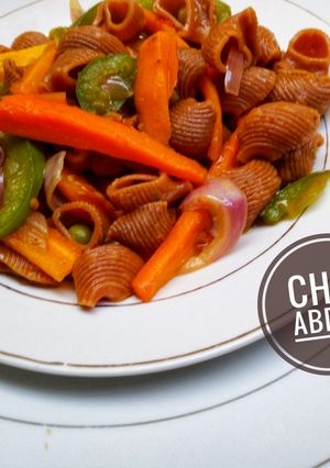 A picture of Brown pasta.