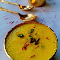 A picture of Kashmiri phirni.