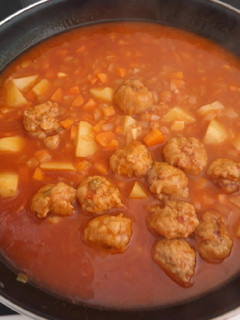 Una foto de Albóndigas en salsa de tomate