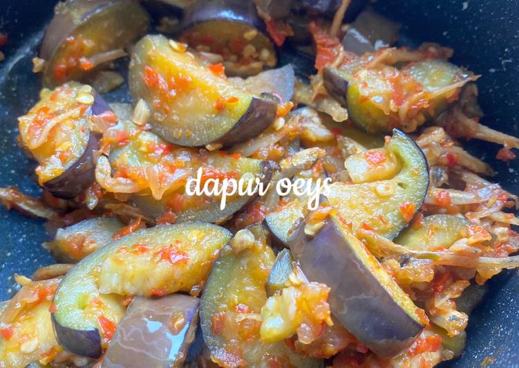 Tumis Terong Sambal Pake Teri