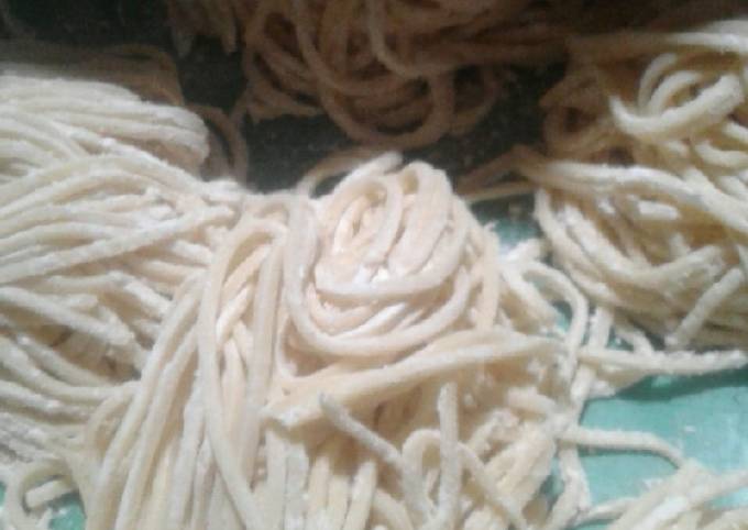 Cara Memasak Mie homemade kenyal Anti Gagal