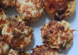 Mini Quiches sem base na airfryer