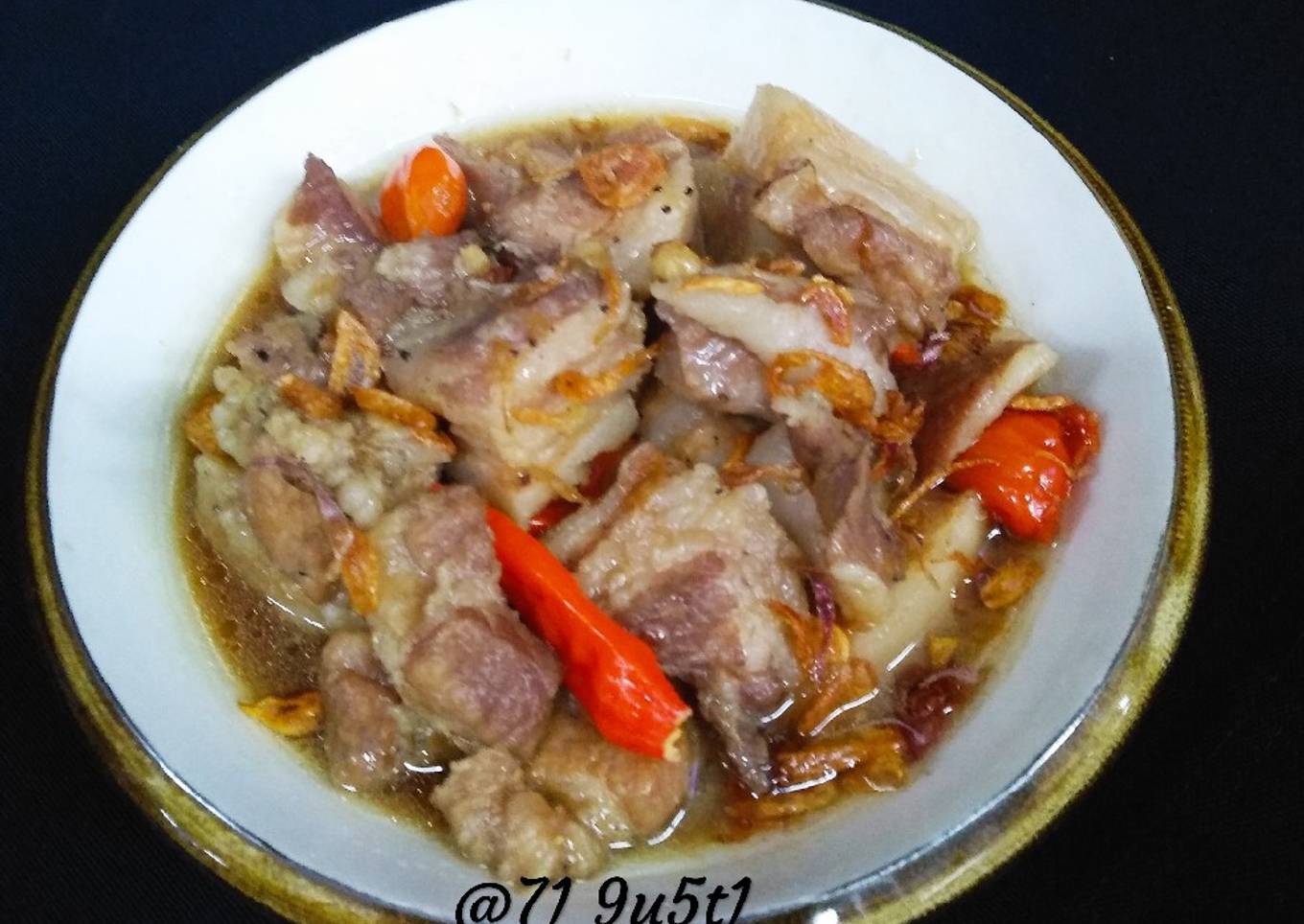 Babi kecap mother recipe