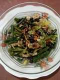 Tumis campur (gude, kacang, tempe)