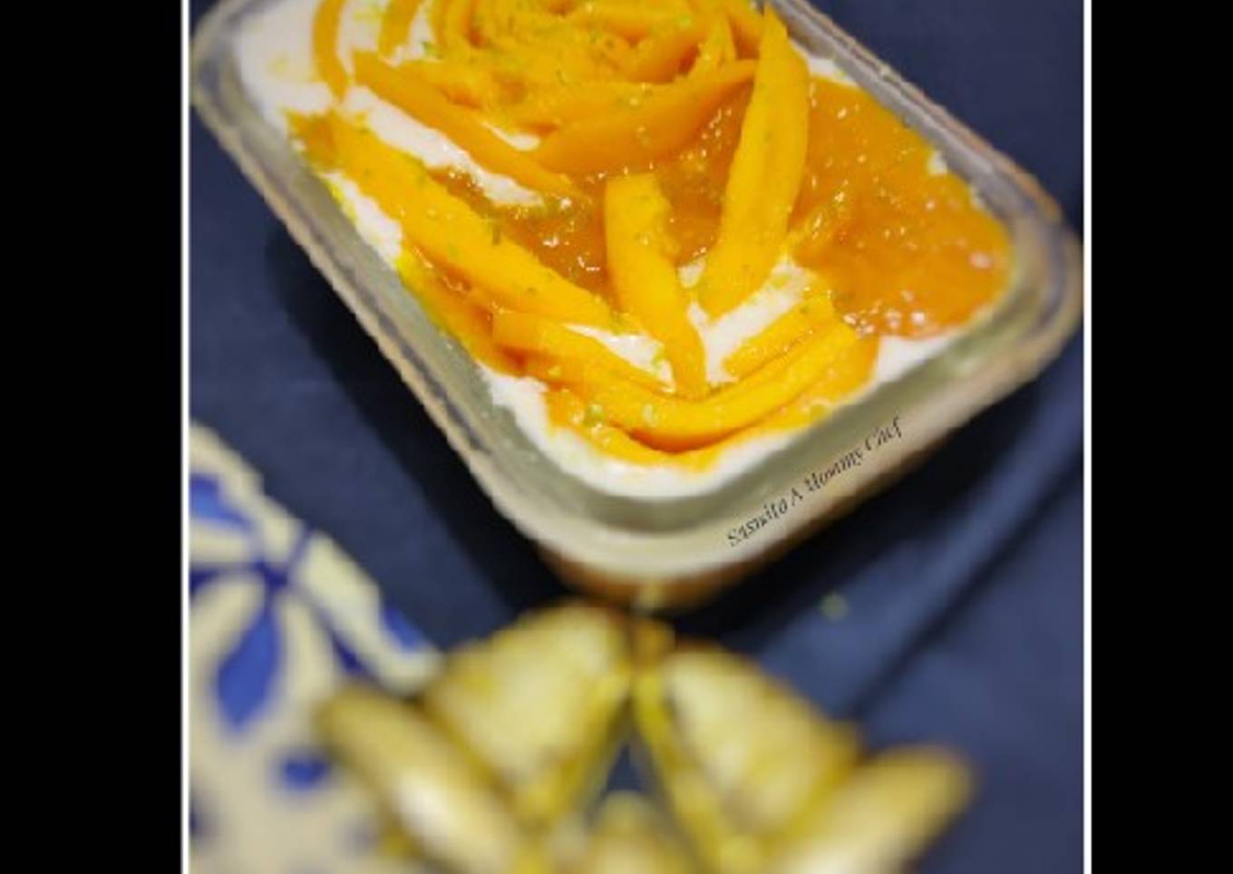 Mango cheesecake