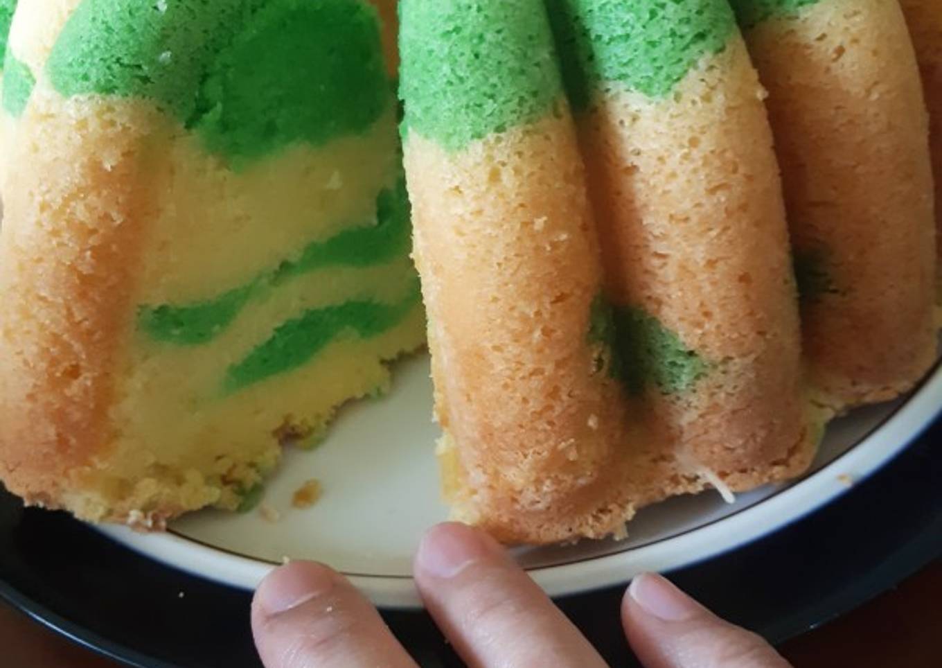 Butter cake Tape Keju lembut