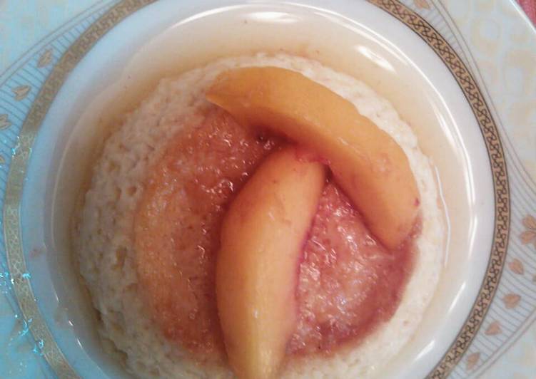 Easiest Way to Prepare Homemade Peach pudding #cookpadramadan #sehricontest