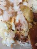 Ropollito de Bruselas y coliflor con salsa Blanca