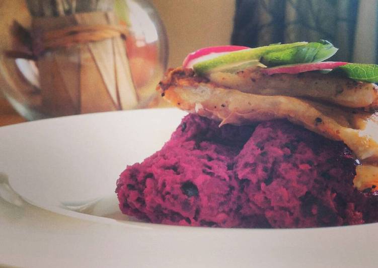 Dinner Ideas Fish with Coconut Beetroot Chutney