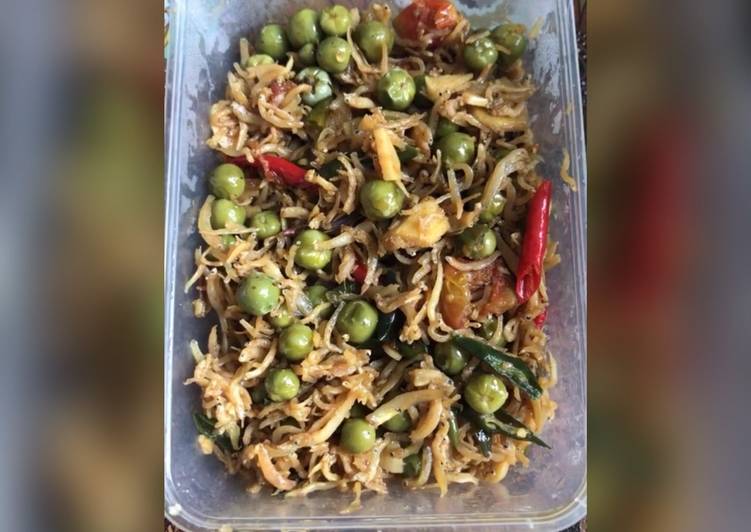 Teri medan Masak Rimbang/Pete