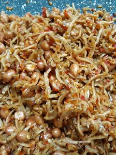 Foto resep Balado teri kacang